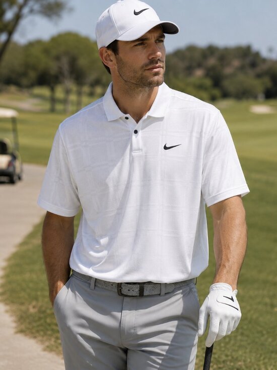 Nike Other - NWT Nike Men’s Dri-Fit Vapor Plaid Golf Polo White & Black DA2969-100 XXL 2XL